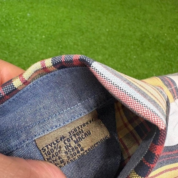 Roper Men's Size MED Western Plaid Button Up Cowboy Rodeo Long Sleeve - Picture 6 of 8